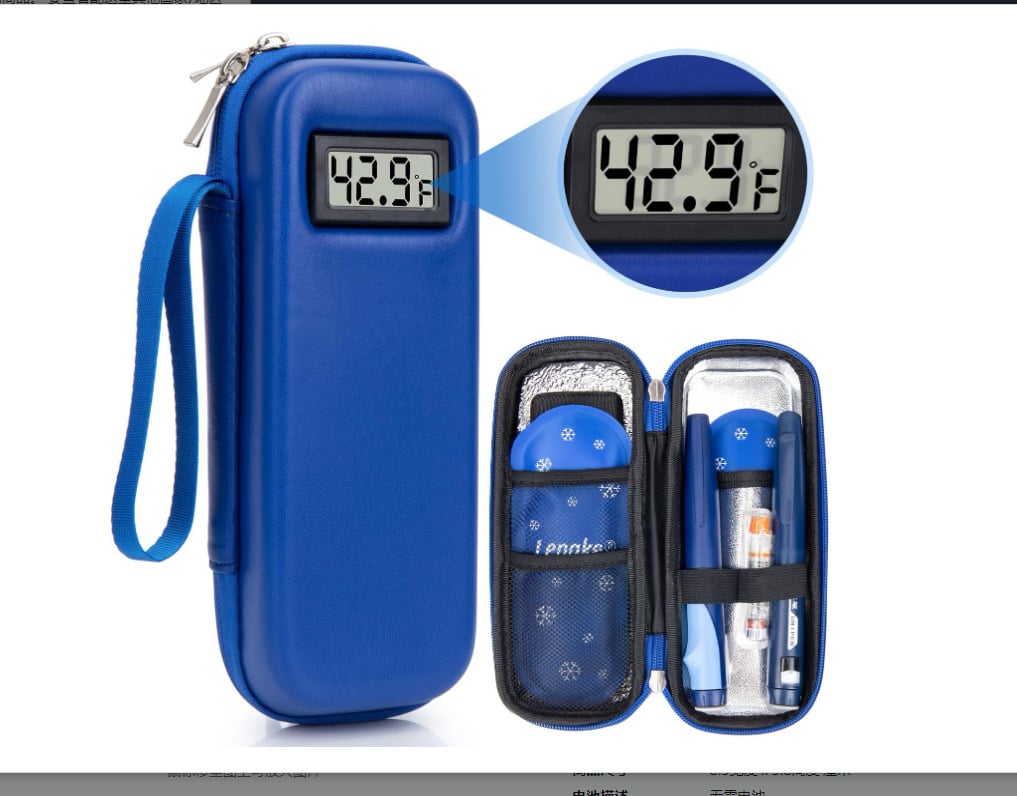 💉 Travel Worry-Free - ✨ Insulin Cooler Travel Case - For Safe, Cool Storage Anywhere!