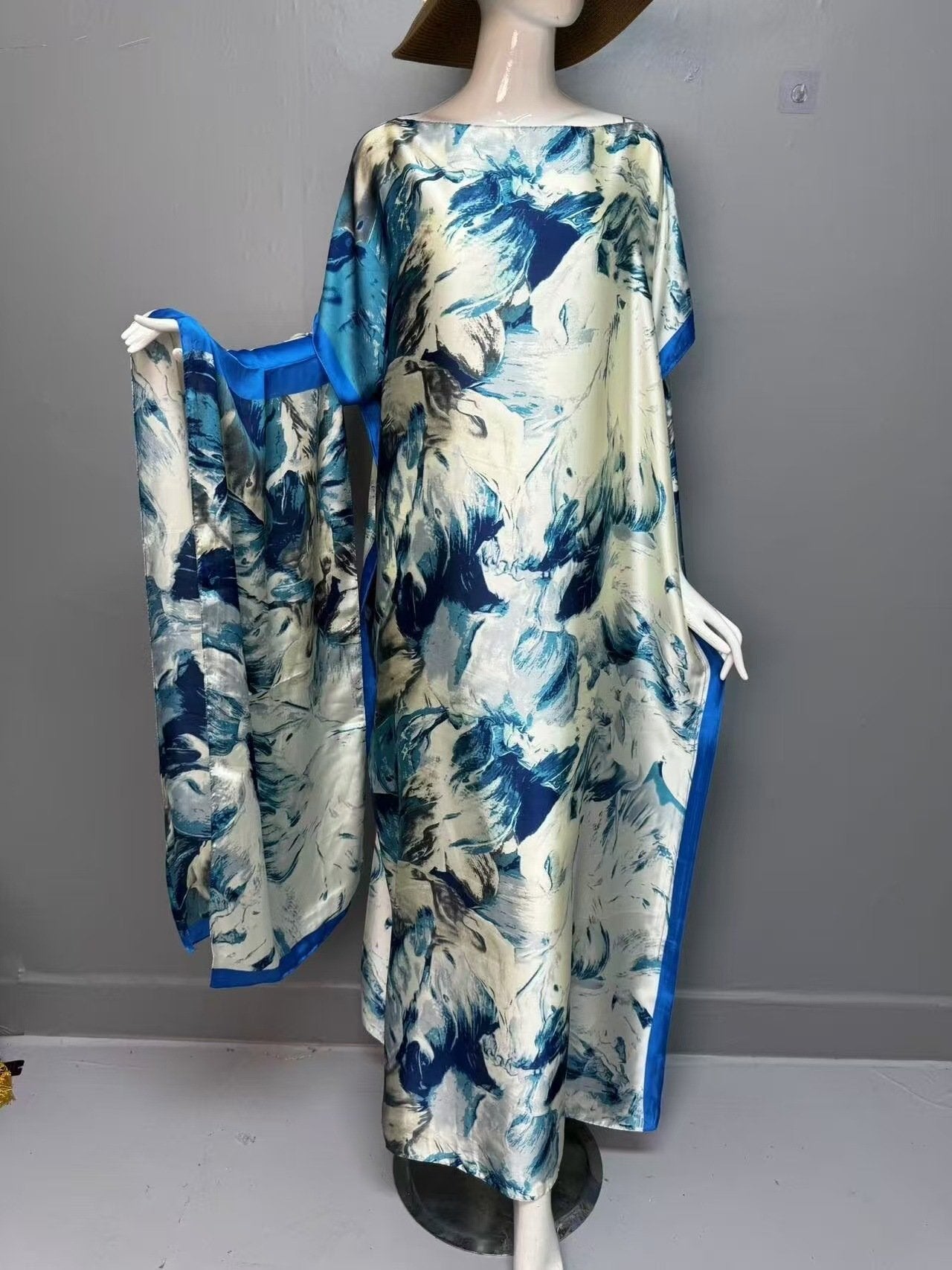 💥2025💥Women's Floral & Butterfly & Peacock Print Cape Shawl & Scarf Set