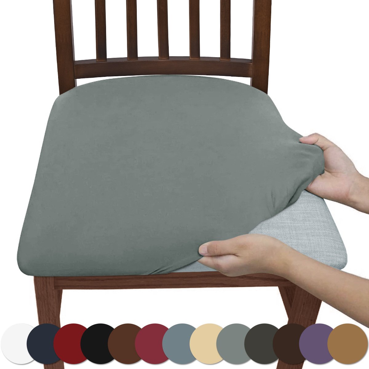 Chair Covers – Stretchy, Removable & Washable Protectors for Dining Room Chairs! 🪑