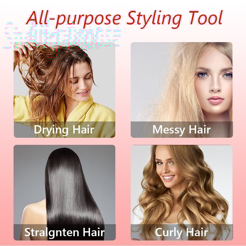 ๐49% OFF!! 3-in-1 Hot Air Styler and Rotating Hair Dryer for Dry hair, curl hair, straighten hair