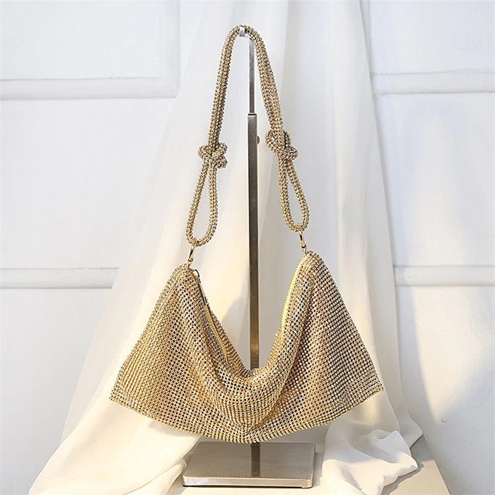 🔥Summer Hot Sale🔥Luxury Design Shiny Rhinestones Handbag