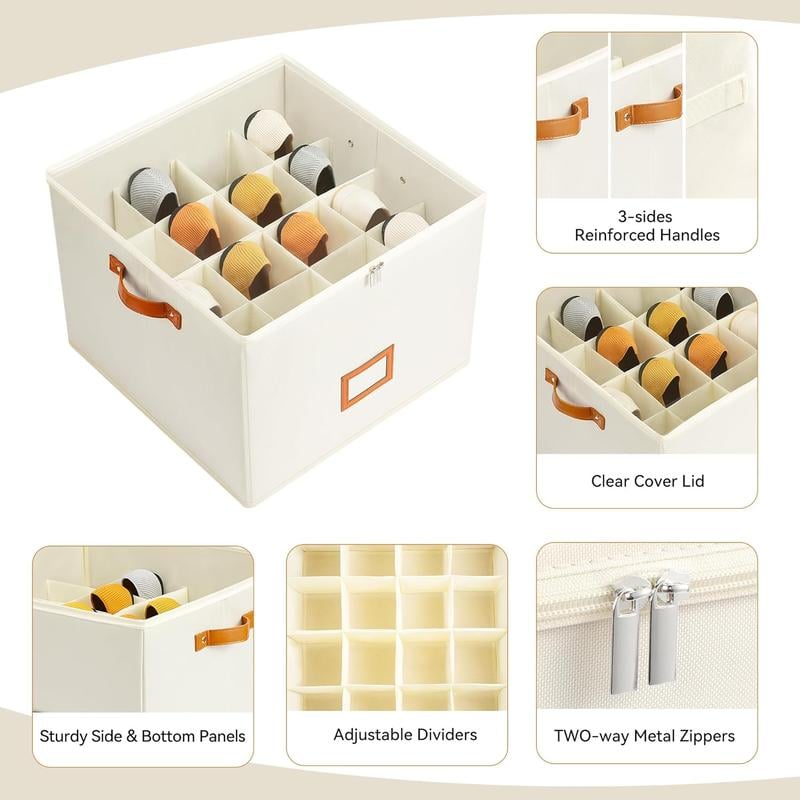 š„Fabric Shoe Organizer Storage Box
