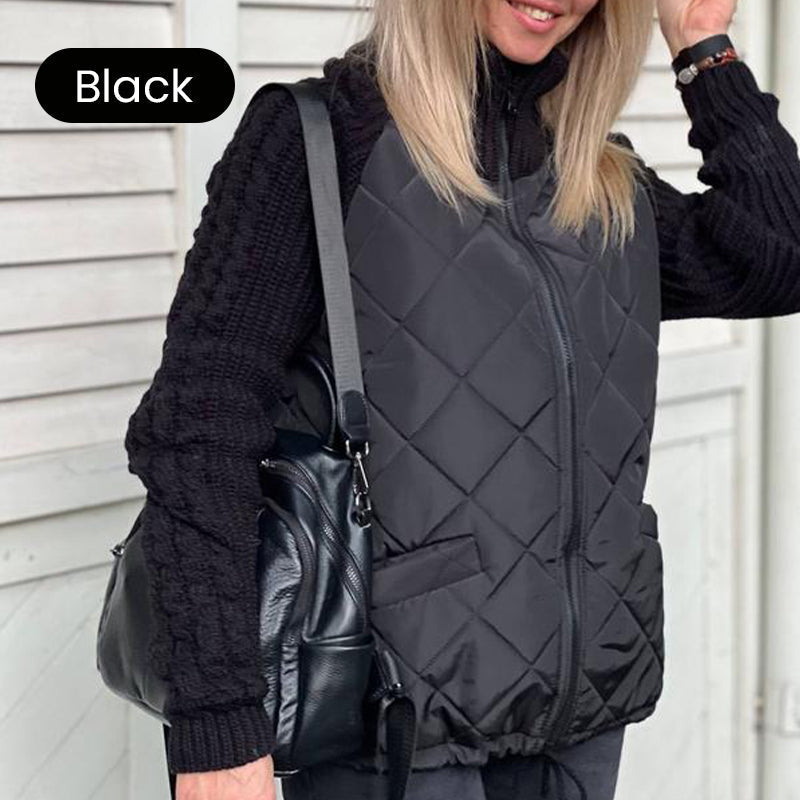 🎁 Hot Sale 49% OFF 🔥2025 New Women's Knit Patchwork Puffy Jacket