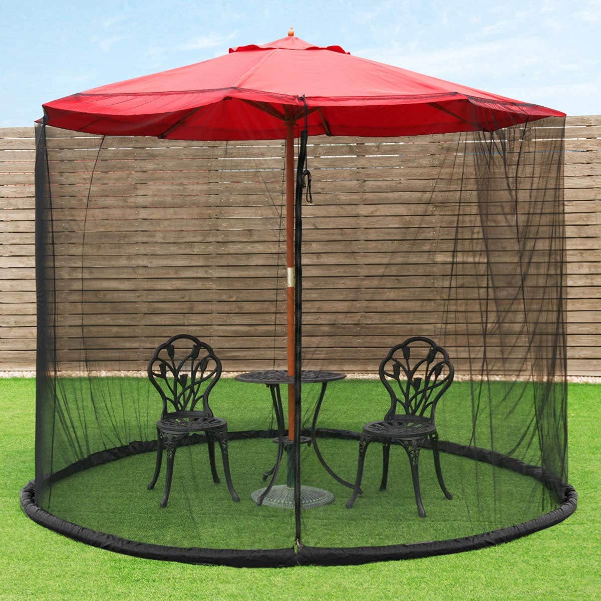 hambort™ - 7.5-10 FT Patio Umbrella Mosquito Net