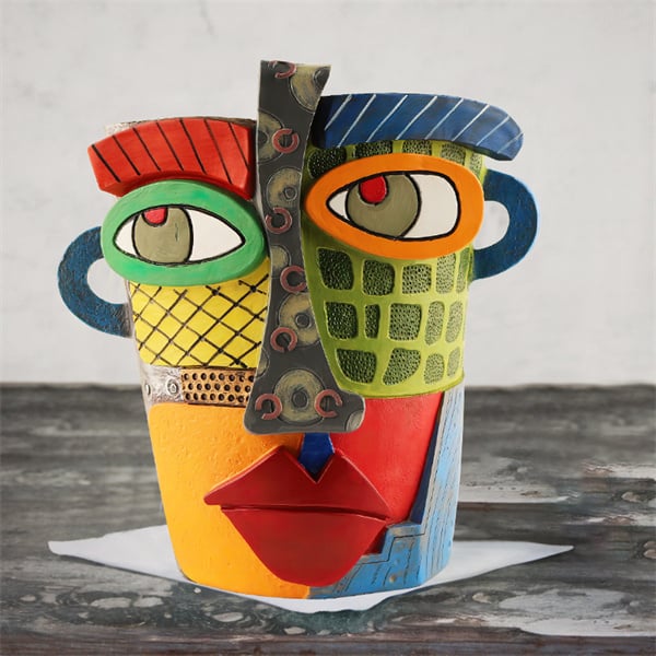 hambort™- Handmade Brutalist Abstract Beauty Face Flower Pot - Buy two and get free shipping!