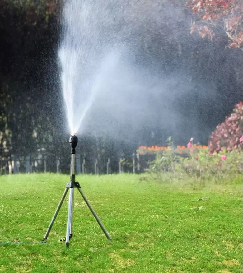 hambort™-Stainless Steel Rotary Irrigation Tripod Telescopic Support Sprinkler