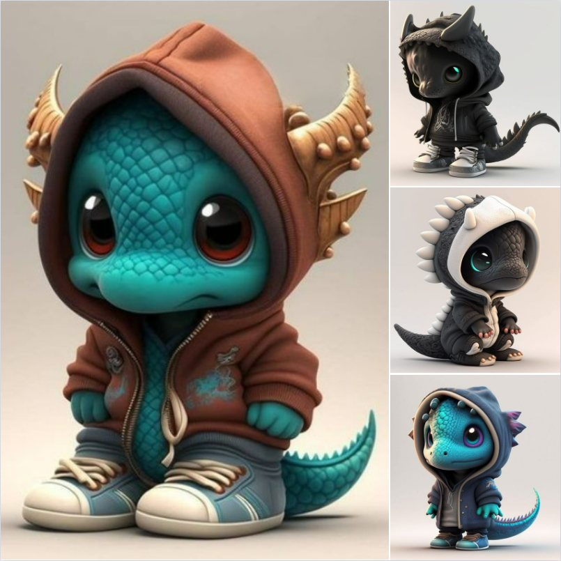 hambort™-Cool dragon figurines