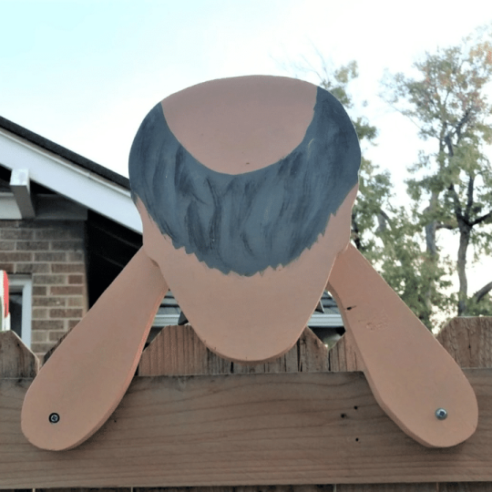 hambort™-Fence Decoration Nosy Old Man and Lady Garden Yard Art