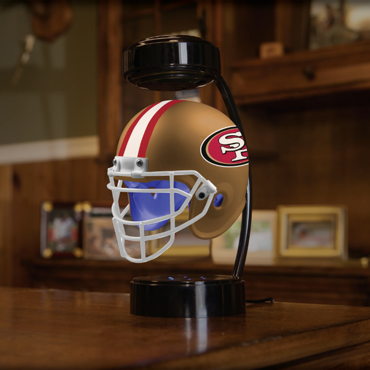 hambort™-NFL Rotating Levitating Hover Helmet With LED Lighting & Hover Football With Bluetooth Speaker