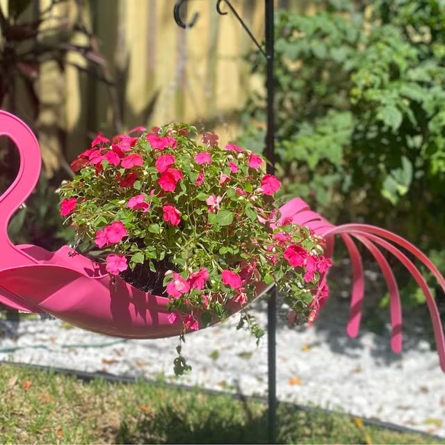 hambort™-Bright Colorful Bird Hanging Planter Yard Decor