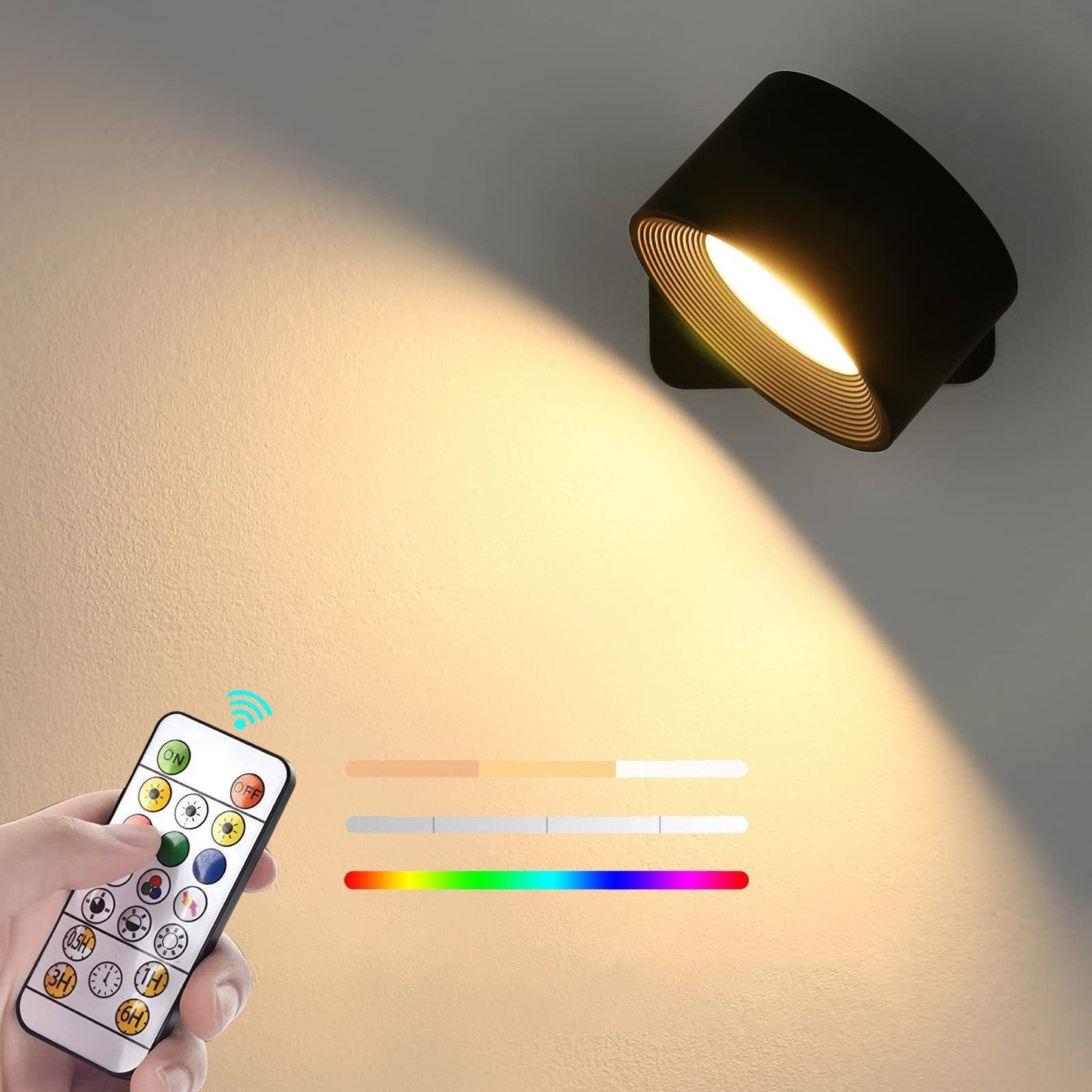 hambort™-360° Wall Light - Wireless Charging Wall Light