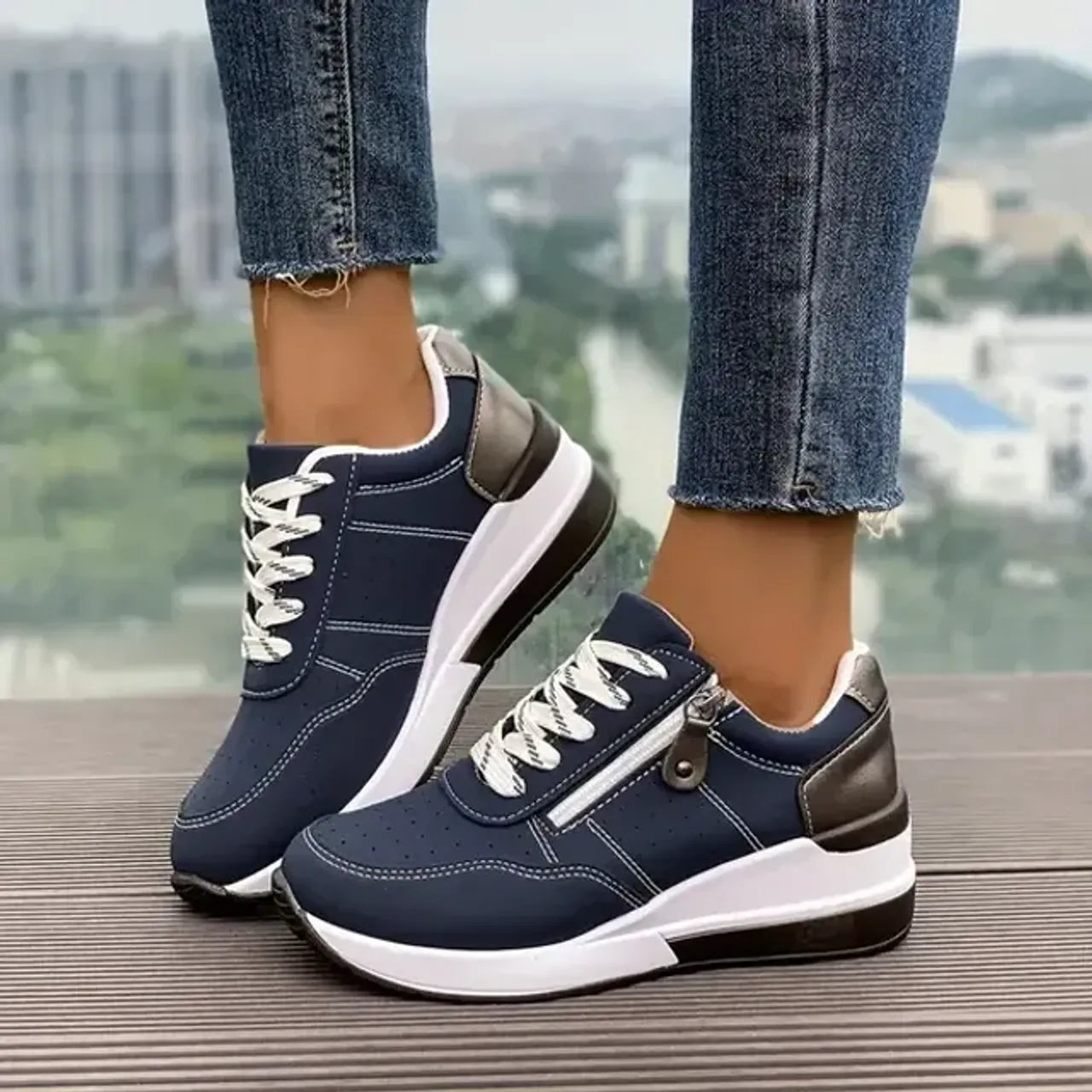 🔥Best Seller-Last Day Sale 60% OFF🔥Plus Size Women's Versatile Low Top Fashion Sneakers