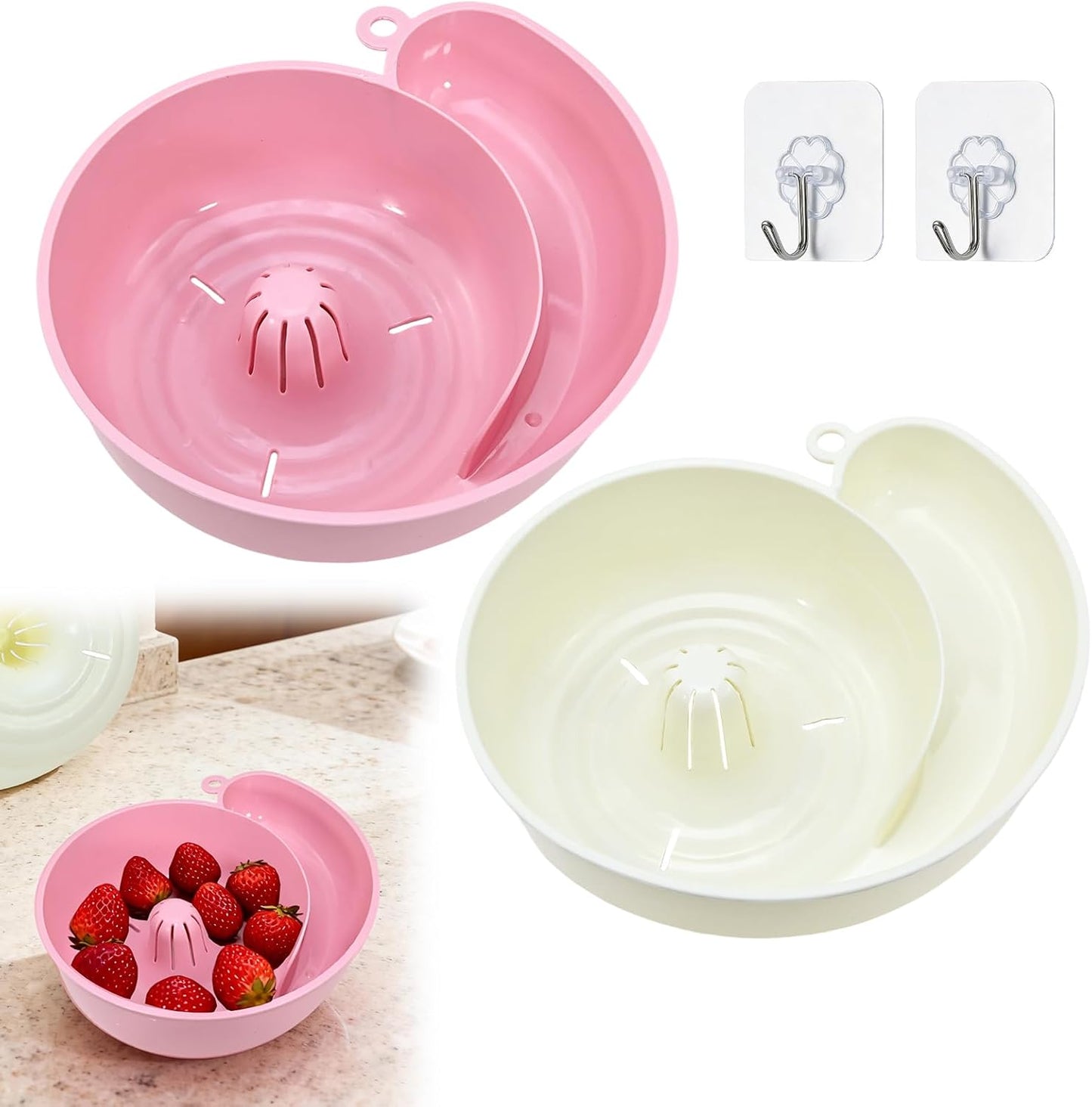 Automatic rotating fruit and vegetable cleaner