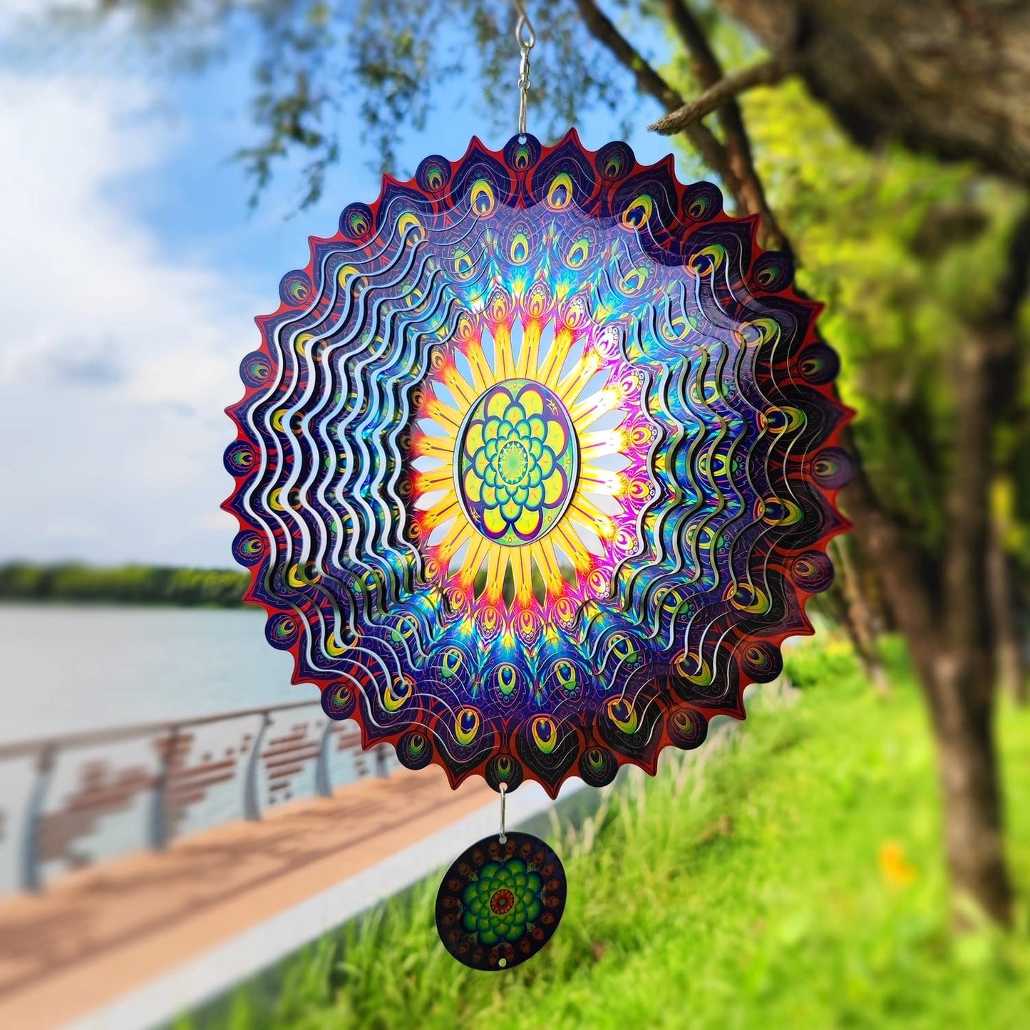 hambort™-Stainless Steel Wind Spinner - Stunning 3D Effect