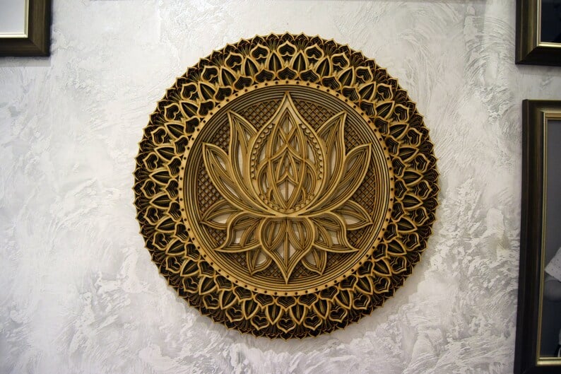 hambort™-Lotus Flower Elegant Wooden Mandala