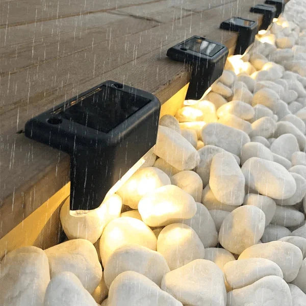 hambort™-LED Solar Lamp Path Staircase Outdoor Waterproof Wall Light