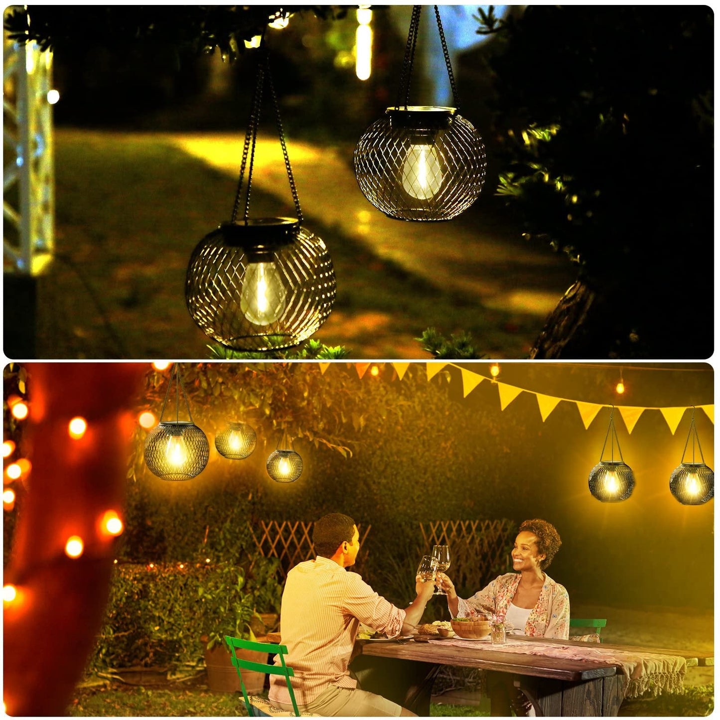 hambort™-Solar Outdoor Lights Upgraded Hanging Lantern