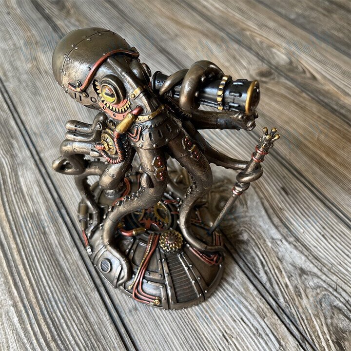 hambort™-Steampunk Seabed Hiker Octopus Statue Decor