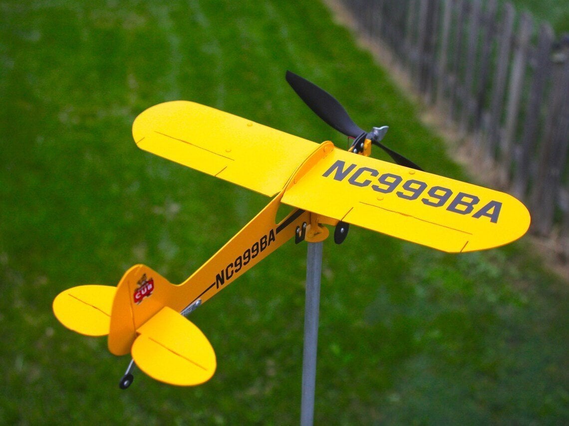 hambort™-Piper J3 Cub Airplane Weathervane - Gifts for flight lovers