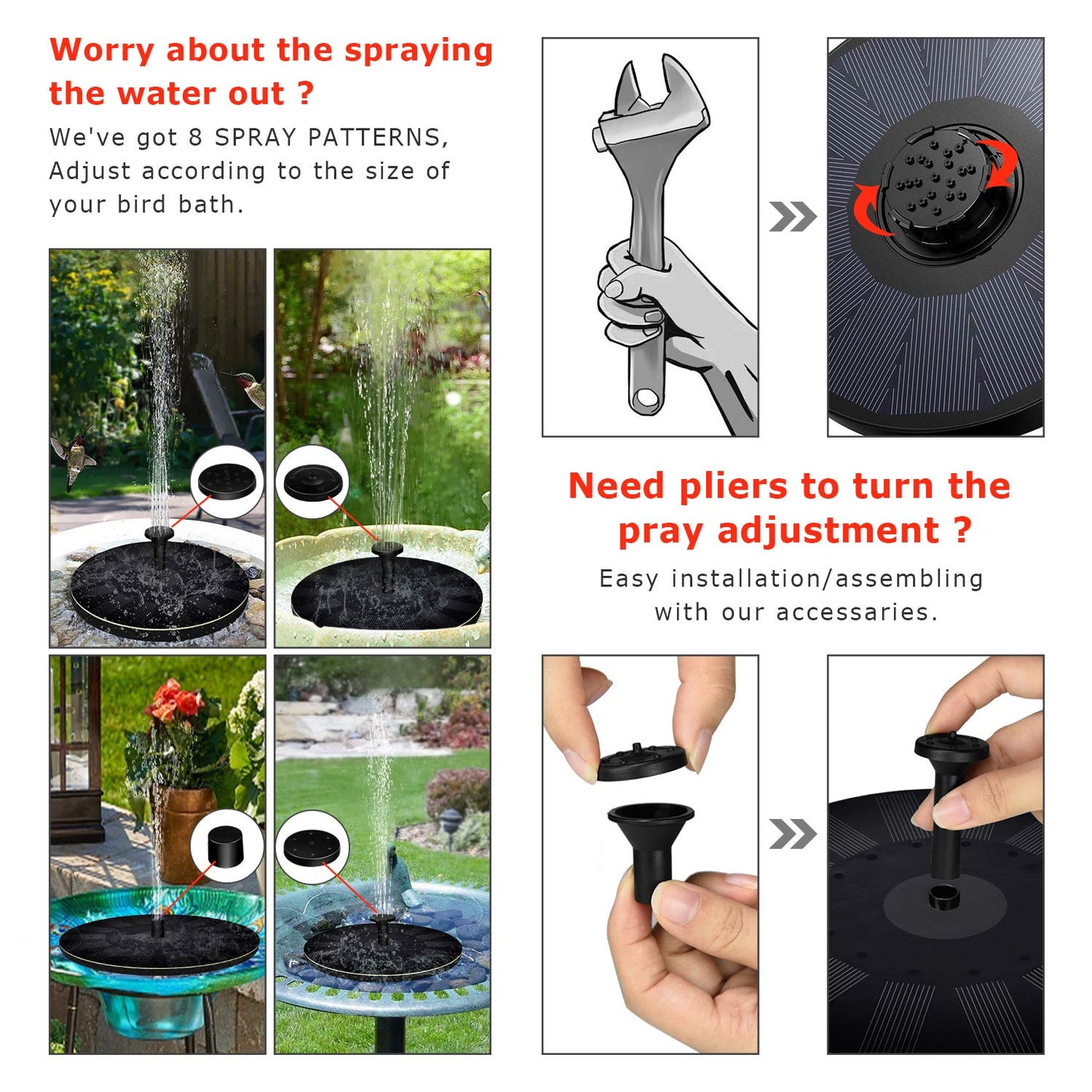 hambort™- - Solar outdoor fountain-The perfect garden decoration