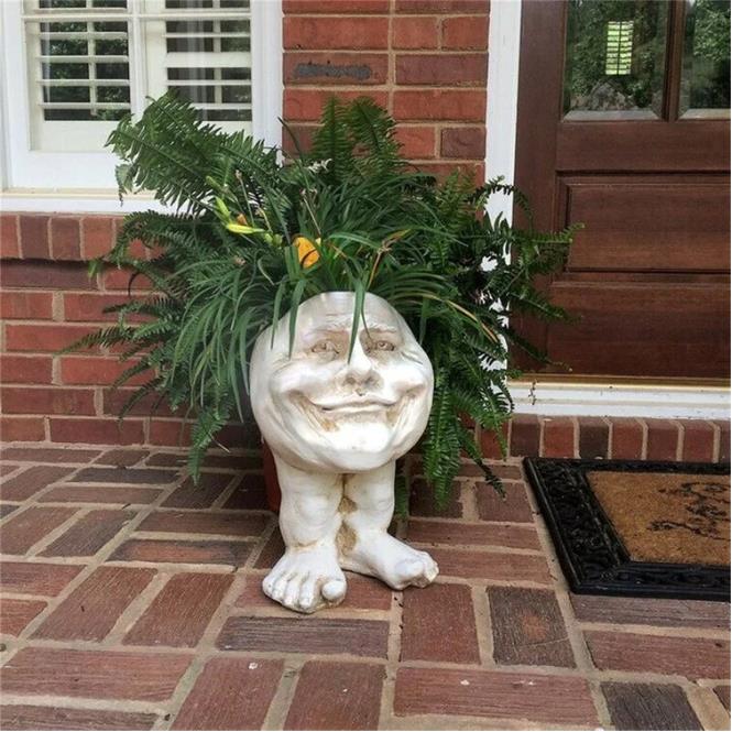 hambort™-Mugglys Face Statue Planter