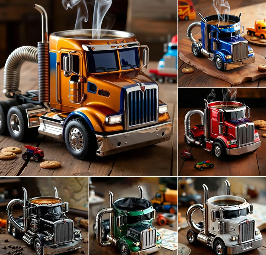 🔥Handmade truck coffee mug