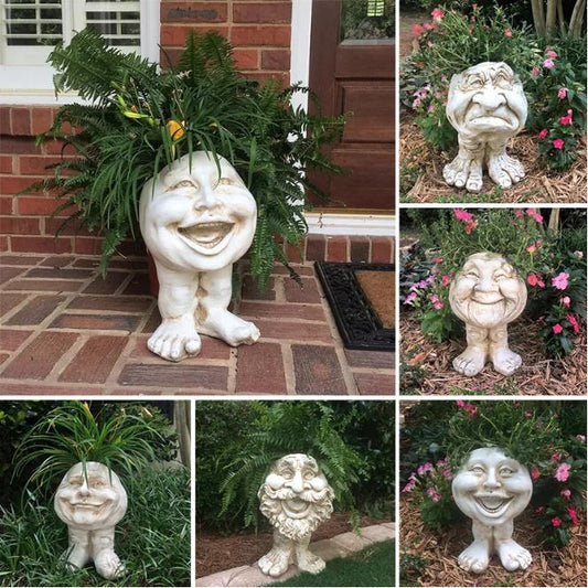 hambort™-Mugglys Face Statue Planter