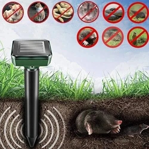 hambort™-Solar Powered Mole Repellent (Same for snakes/pests/rodents)