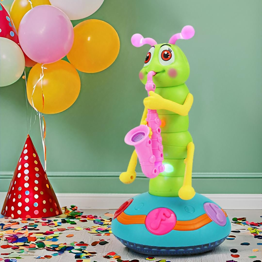 Children’s Electric Caterpillar Saxophone Toy