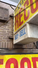 Record Store Retro Wall Light - Record Collector Gift