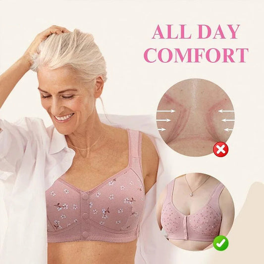 🔥 80% OFF - Comfortable & Convenient Front Button Bra