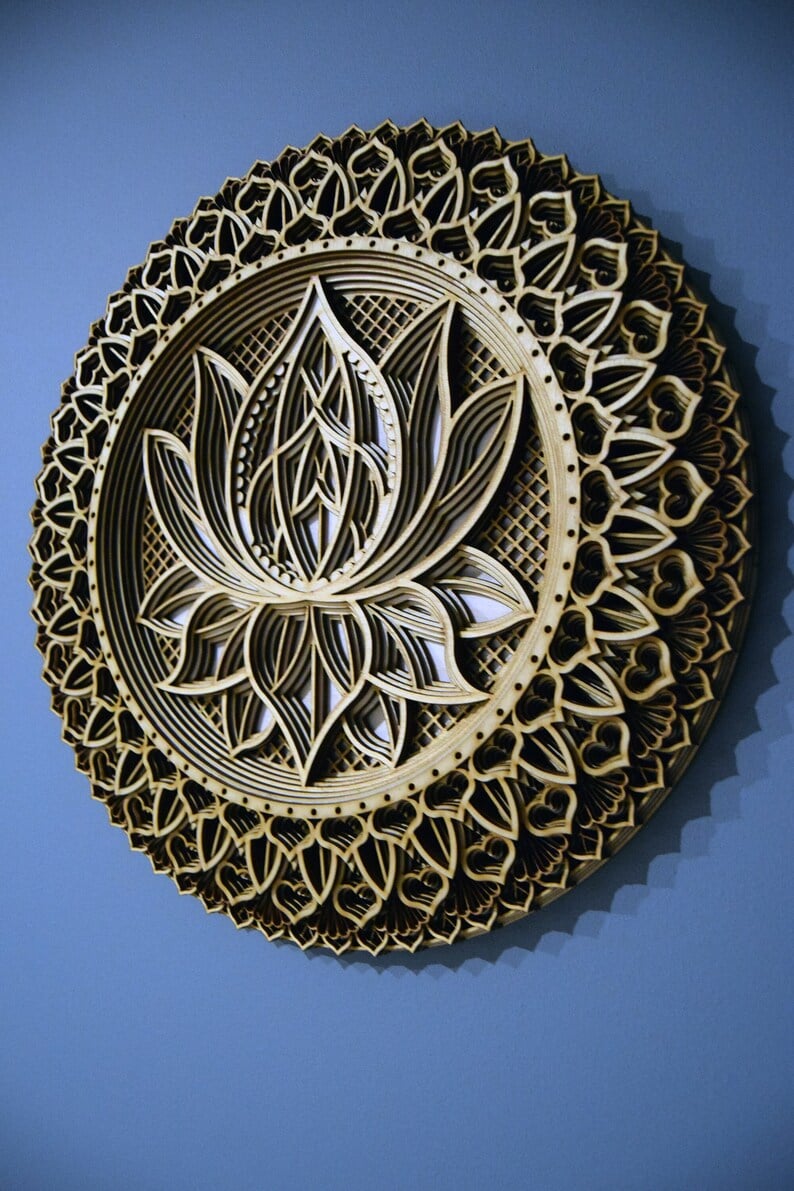 hambort™-Lotus Flower Elegant Wooden Mandala