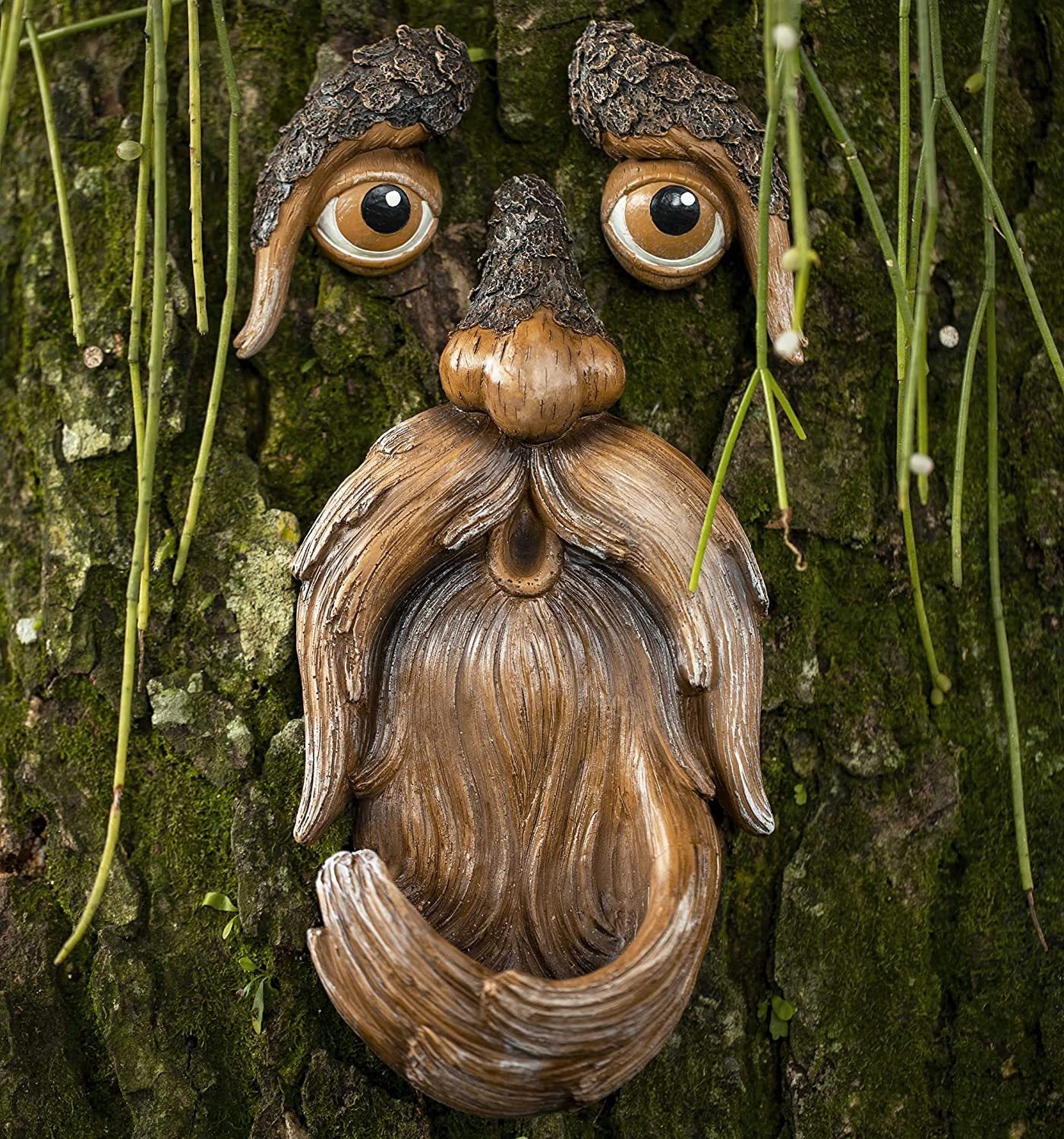 hambort™-3D Funny Bark Ghost Face Decor Tree Facial Features Outdoor Decoration