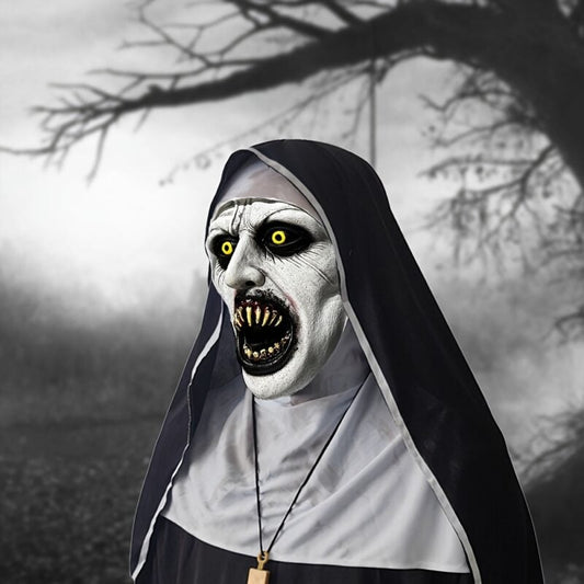 🎃Halloween Sale 49% OFF✨Horror Latex Nun Mask😈