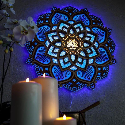 hambort™-Mandala Yoga Room Night Light LED