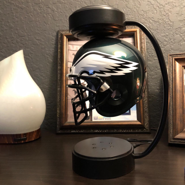 hambort™-NFL Rotating Levitating Hover Helmet With LED Lighting & Hover Football With Bluetooth Speaker