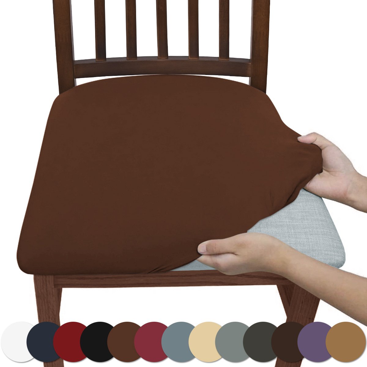 Chair Covers – Stretchy, Removable & Washable Protectors for Dining Room Chairs! 🪑