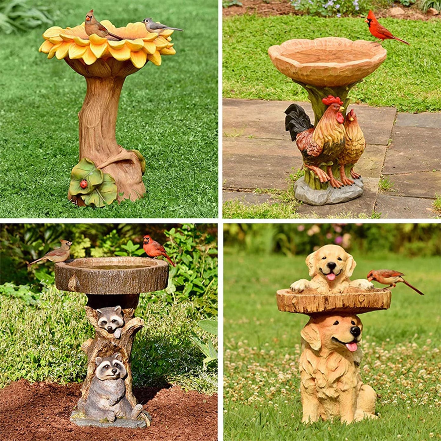 hambort™-Resin Sculpture Bird Feeders