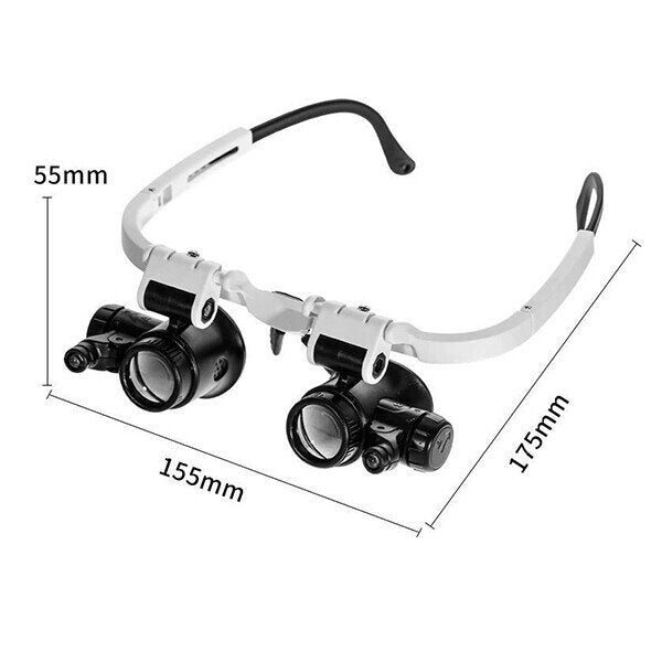 LED Glasses Magnifier 8x 15x 23x(BUY 3 FREE SHIPPING)