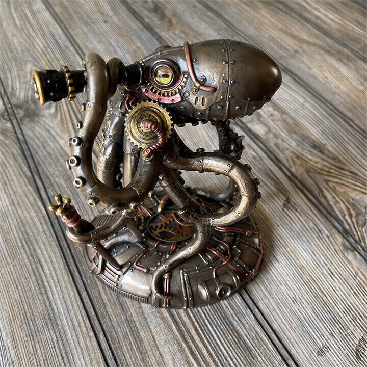 hambort™-Steampunk Seabed Hiker Octopus Statue Decor