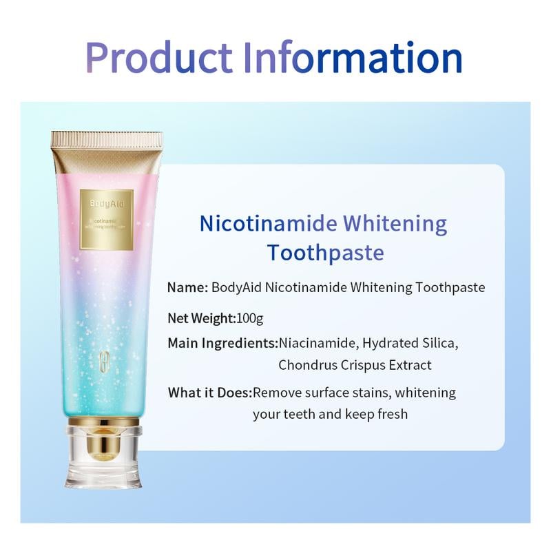 🔥[Tripel Whitening]Niacinamide Whitening Toothpaste – Hambort.com