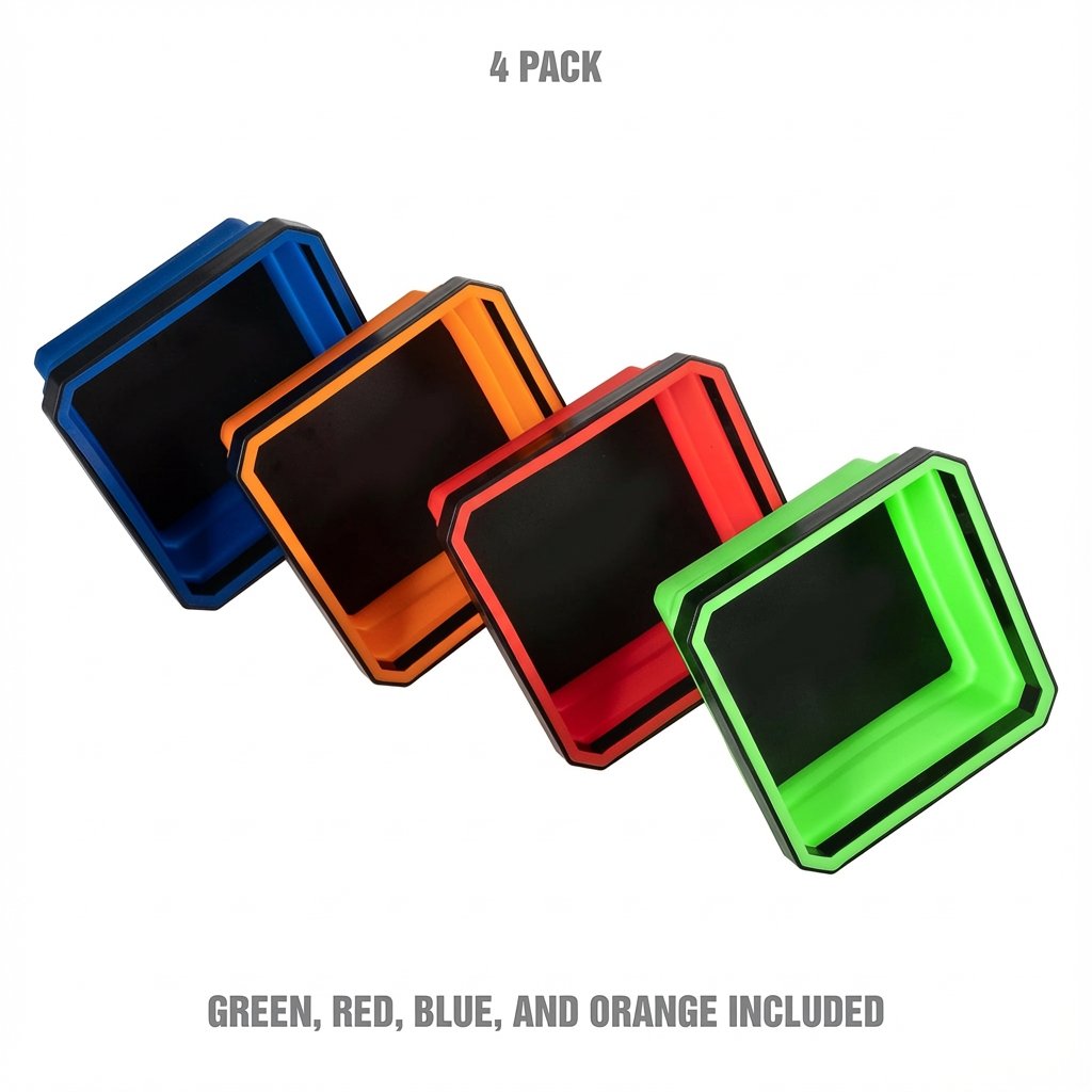 🛠️ Upgrade Collapsible Magnetic Parts Tray – Organize Small Tools & Parts!