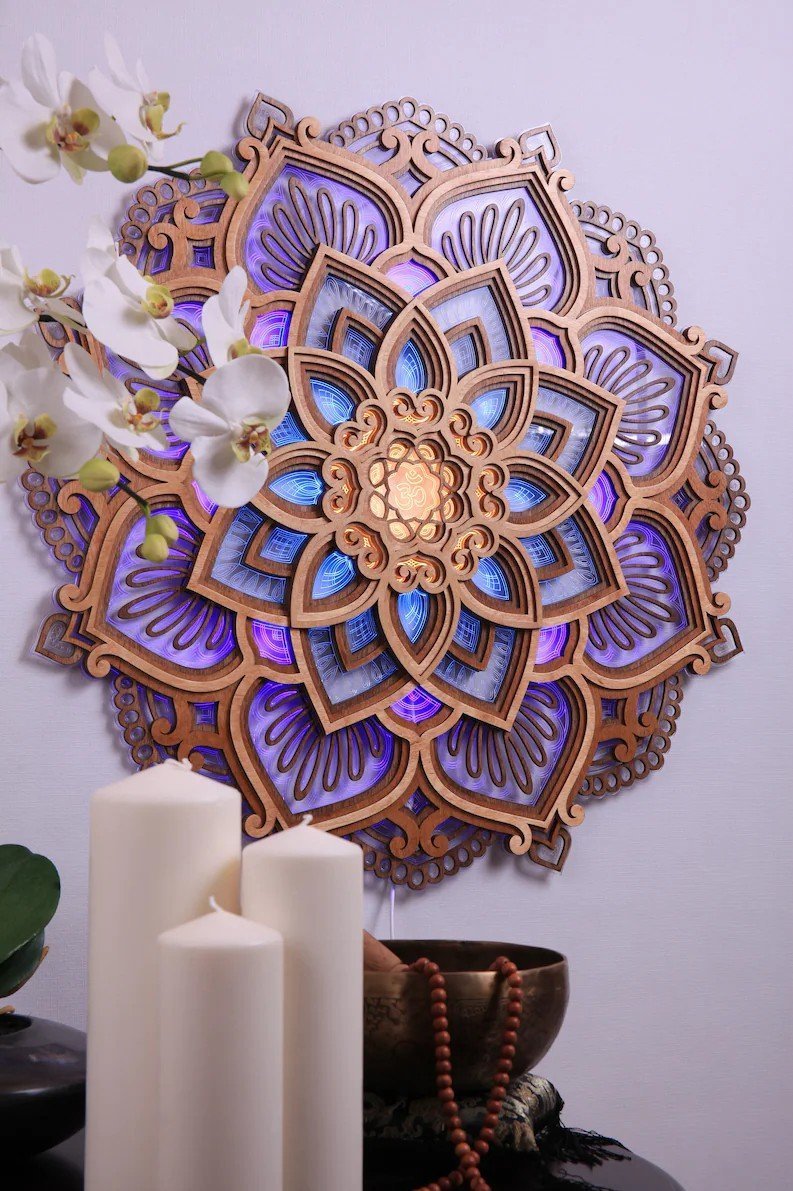 hambort™-Mandala Yoga Room Night Light LED