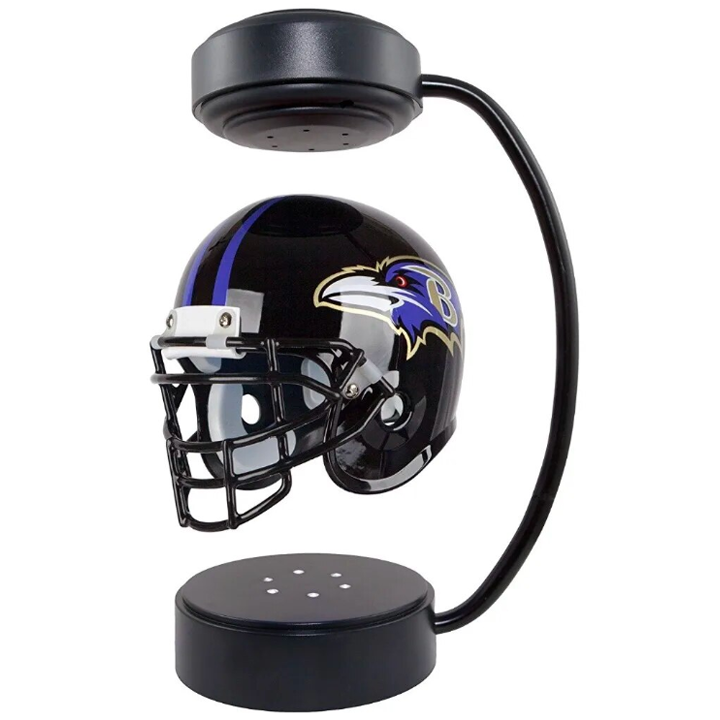 hambort™-NFL Rotating Levitating Hover Helmet With LED Lighting & Hover Football With Bluetooth Speaker