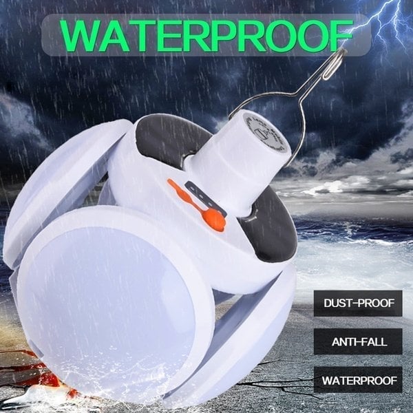 hambort™-2-in-1 Waterproof Folding Solar LED Bulb