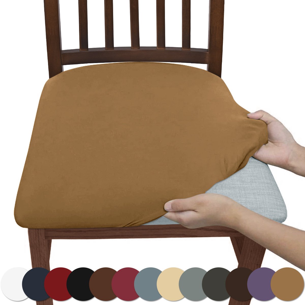 Chair Covers – Stretchy, Removable & Washable Protectors for Dining Room Chairs! 🪑