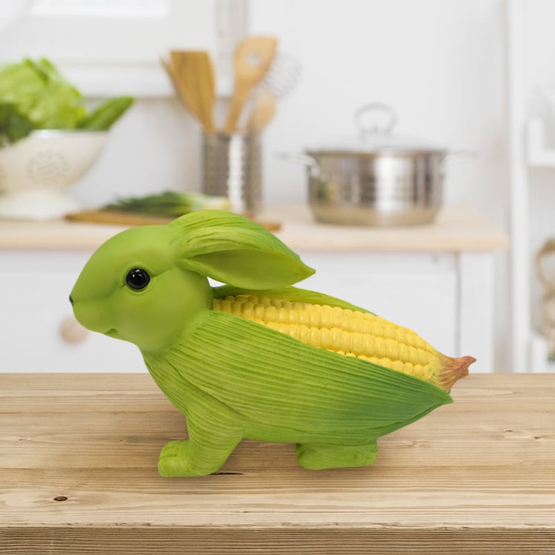 hambort™- Cute Rabbit Sculpture Creative 2-in-1 Corn Rabbit Ornaments