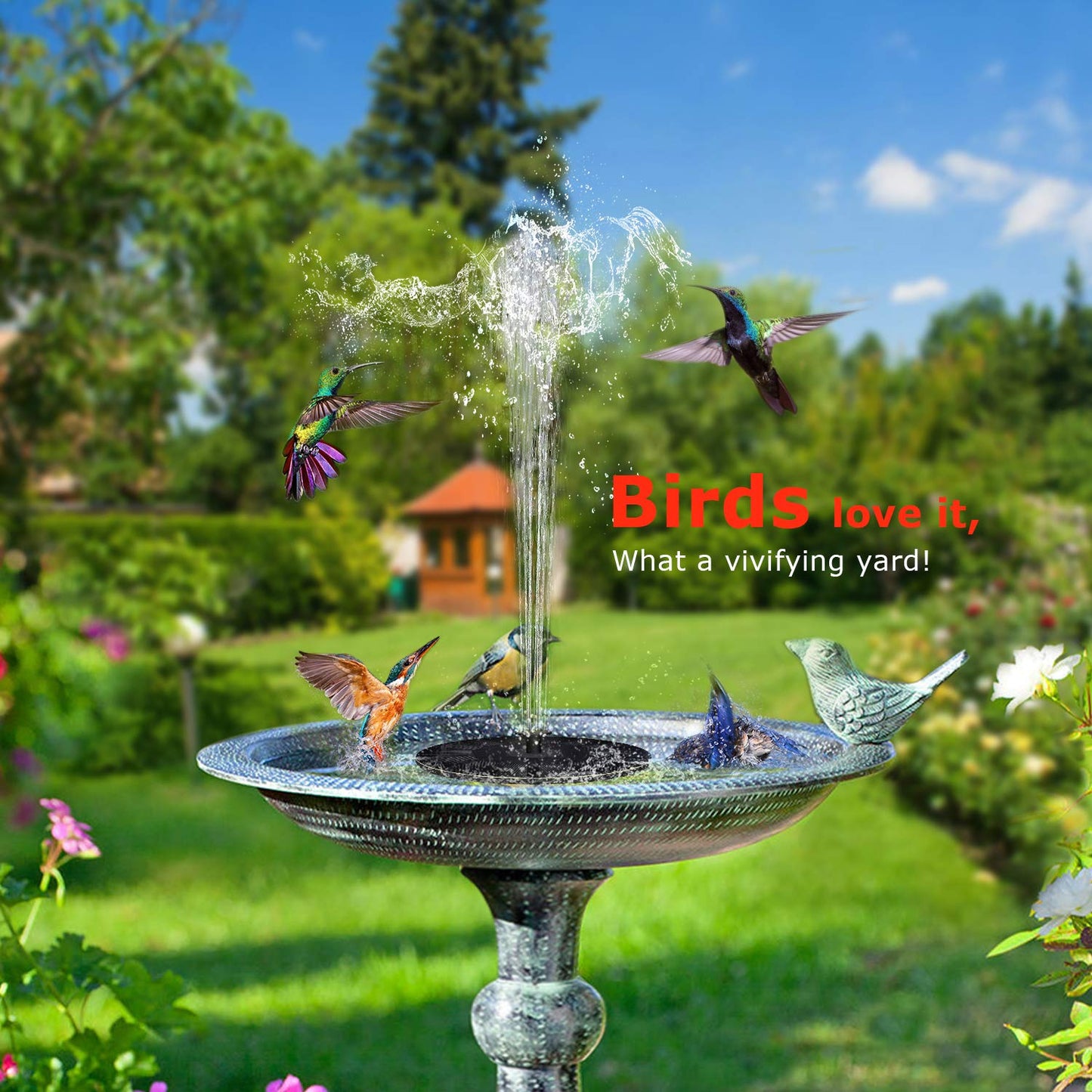 hambort™- - Solar outdoor fountain-The perfect garden decoration