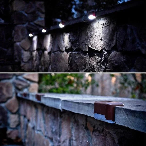 hambort™-LED Solar Lamp Path Staircase Outdoor Waterproof Wall Light