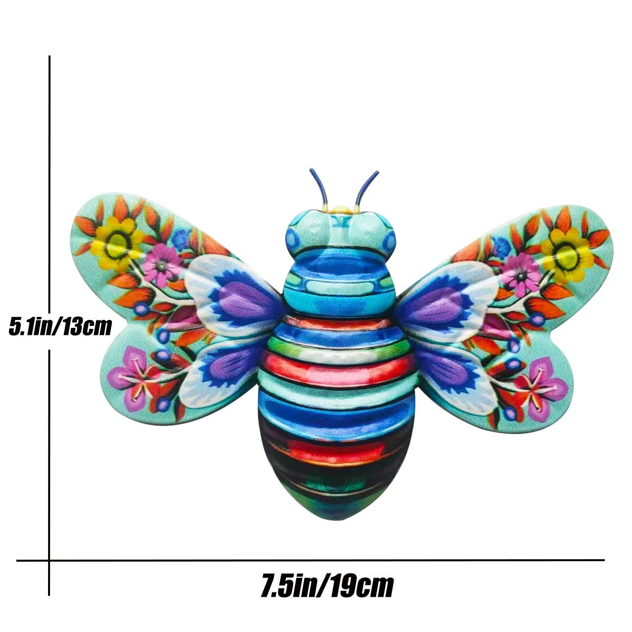 hambort™-Iron Bee Art Sculpture Hanging Wall Decorations for Garden